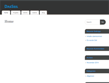 Tablet Screenshot of dasseil.de